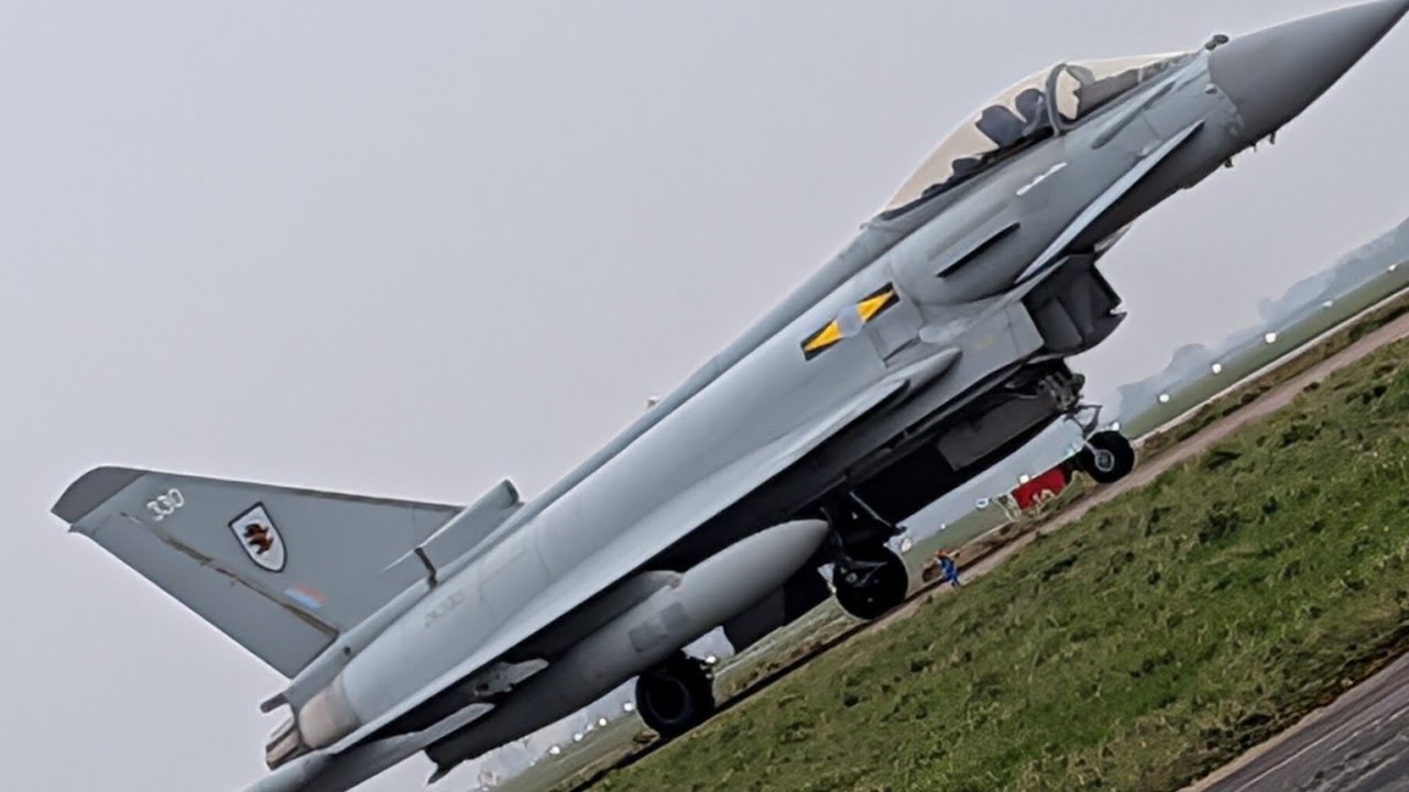 Frozen at the Fence: Typhoon Action at RAF Coningsby + BBMF Surprise.