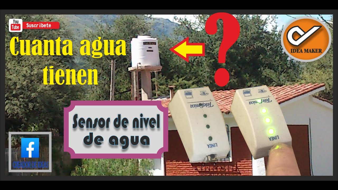 SENSOR DE NIVEL DE TANQUE DE AGUA