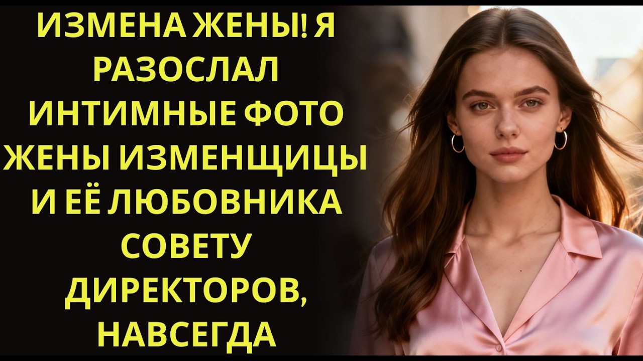 Измена Жены! Я разослал ИНТИМНЫЕ фото Жены Изменщицы и ЕЁ Любовника Совету Директоров, навсегда