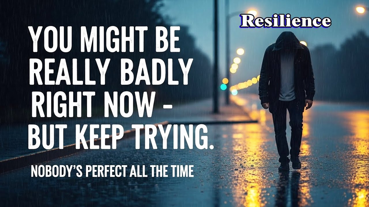 You Might Be Doing Really Badly Right Now 💔 - But Keep Trying 💪. Nobody's Perfect all The Time⏳.
