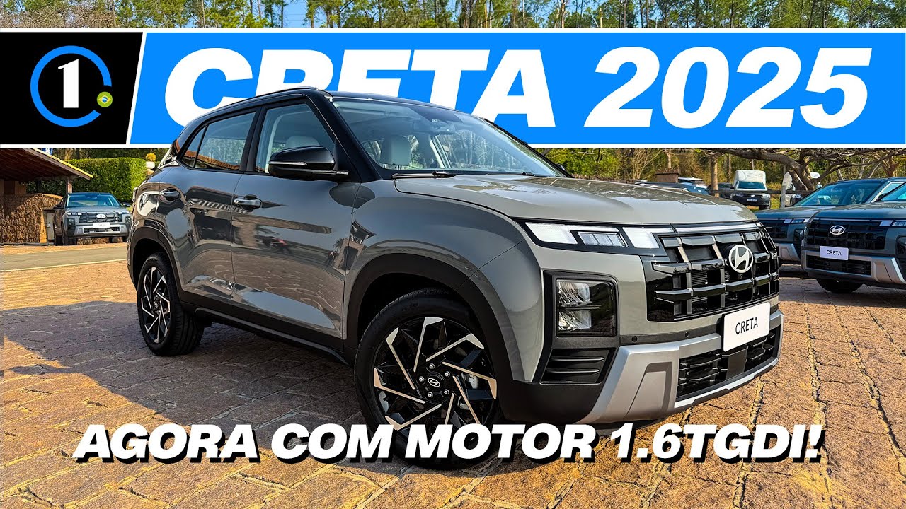 AVALIAÇÃO: NOVO HYUNDAI CRETA 2025 MUDA VISUAL E GANHA MOTOR 1.6 TGDI PARA CONTINUAR NO TOPO