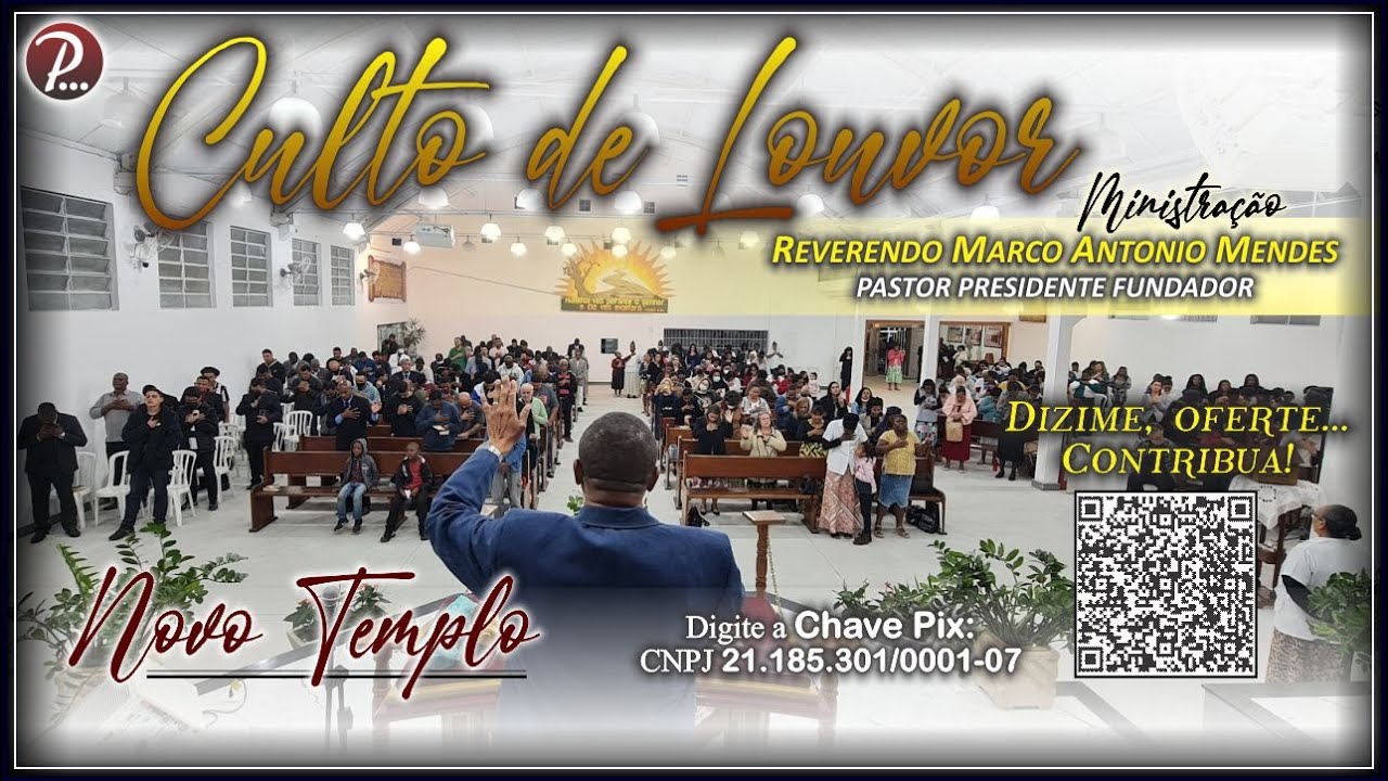 08/02/2026 - DOM | CULTO DE LOUVOR... Ministrado pelo Reverendo Marco A Mendes -