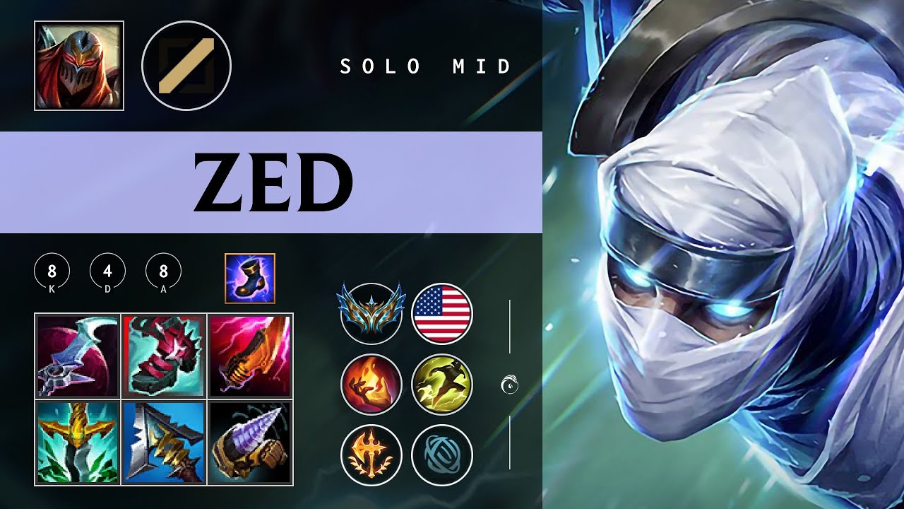 Zed Mid vs Yasuo - NA Challenger Patch 26.01