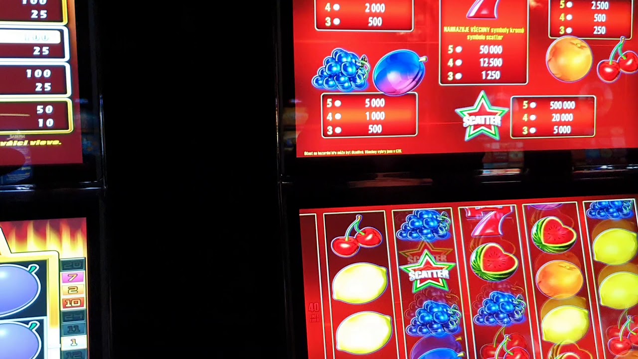 jedeme d&aacute;l s&aacute;zka 1000,-Kč na automatu.Max bet...