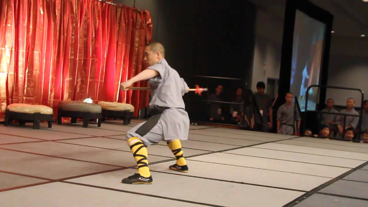Shaolin Monks Visit Los Angeles Kung Fu Weapons