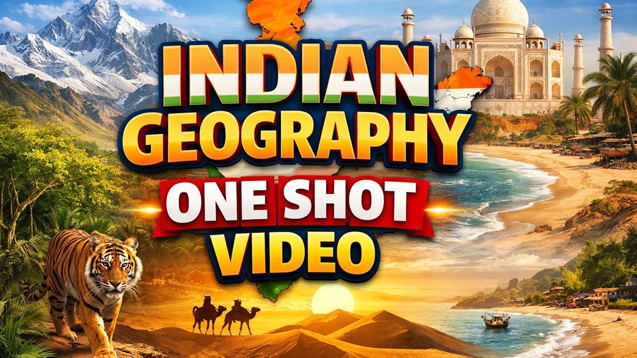 Complete indian geography|indian geography one shot video|geography of India in hindi for bpsc upsc|