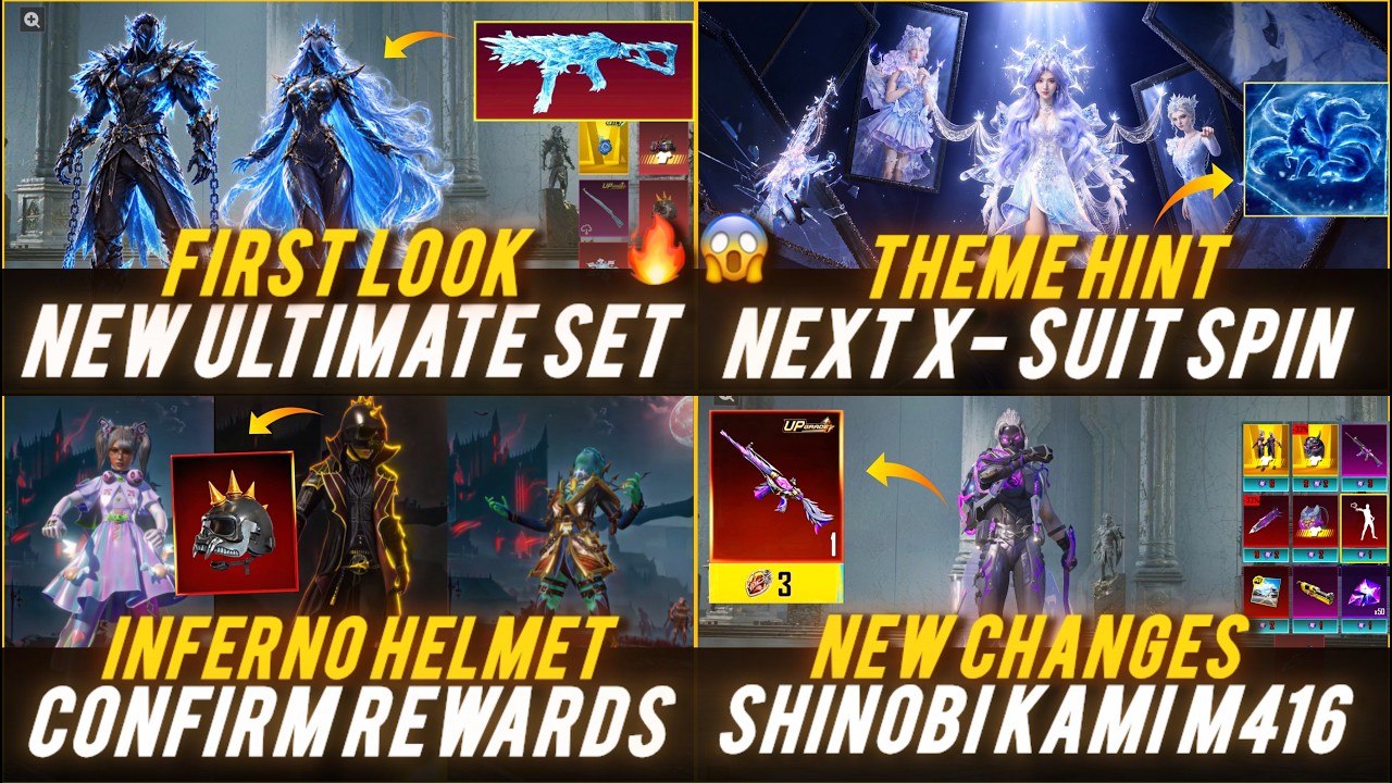 🔴 ALERT ! 4.7 ULTIMATE SET FIRST LOOK🔥😱 X- SUIT SPIN HINT ✅ SHINOBI KAMI NEW CHANGES🔥 INFERNO CRATE