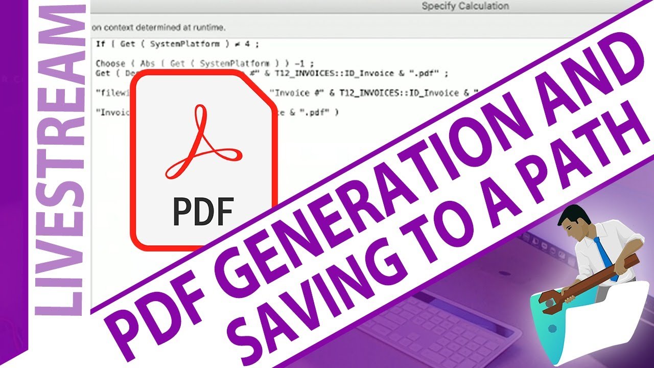 PDF Generation and Saving to a Path in FileMaker - Q&A