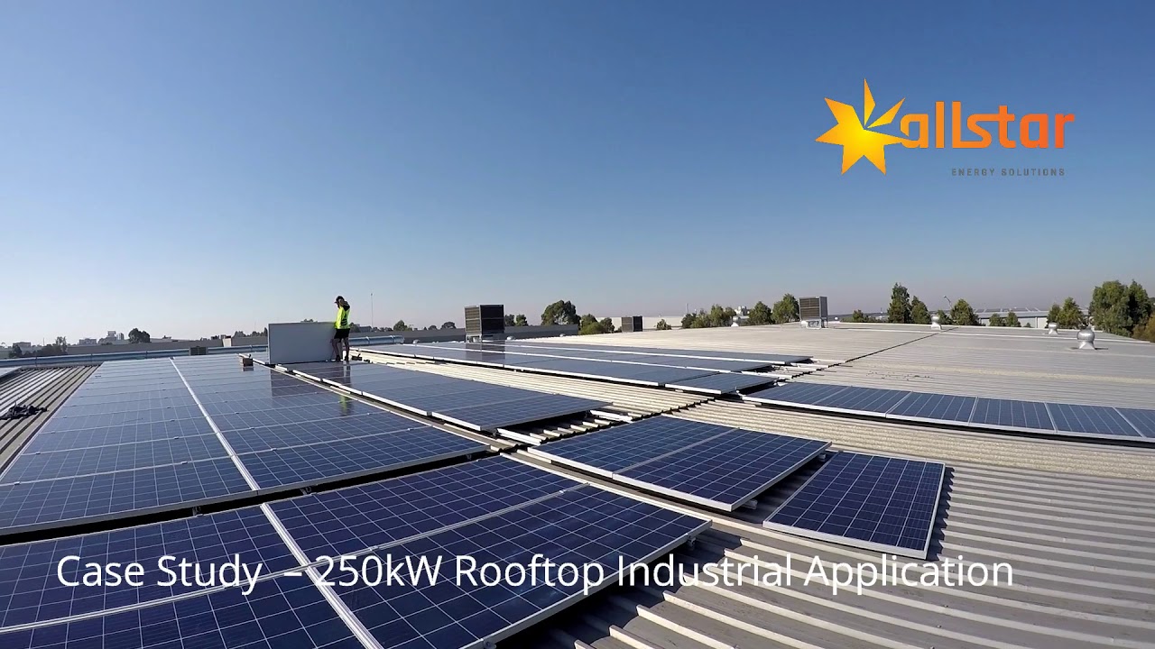 Case Study 3 &ndash; 250kW Rooftop Industrial Application