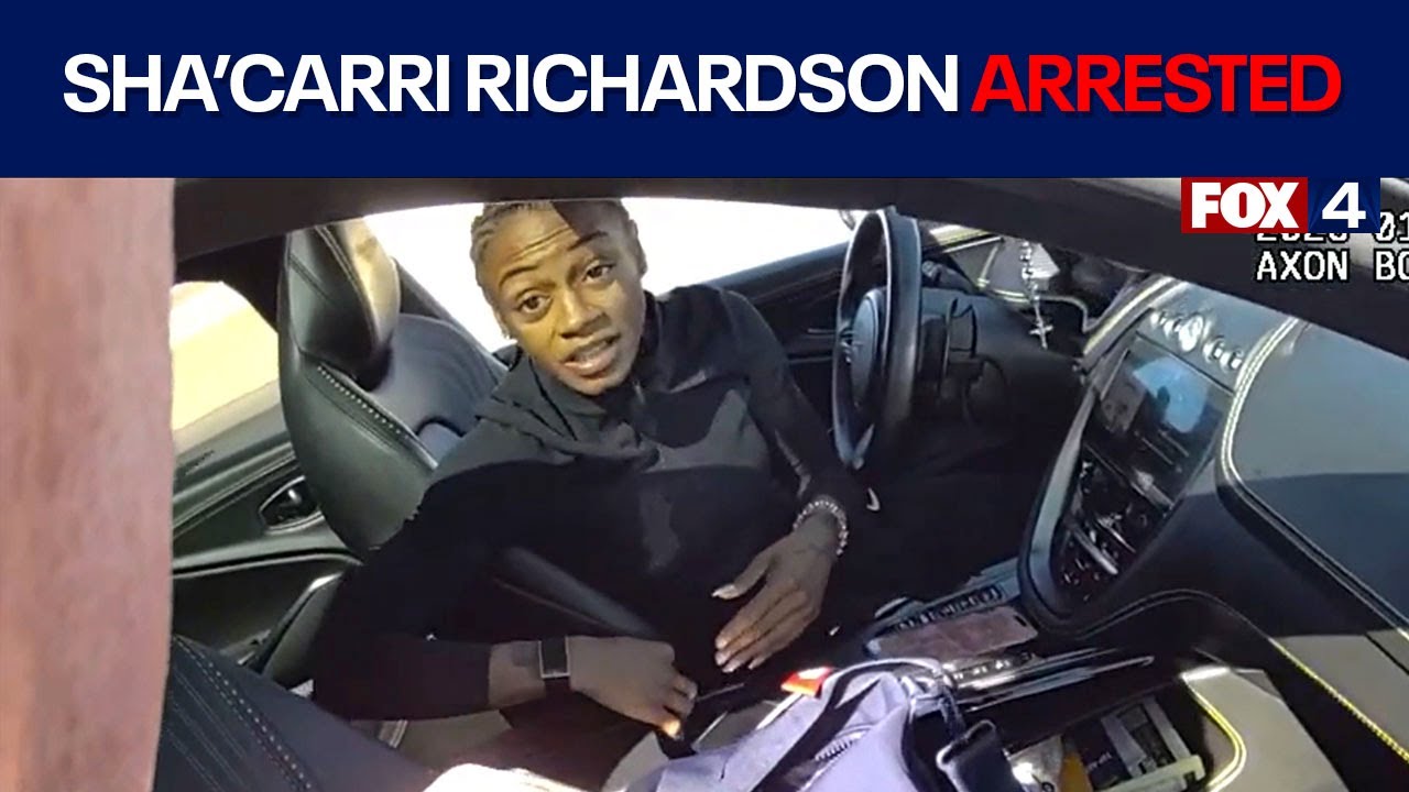 Sha'Carri Richardson speeding arrest bodycam footage