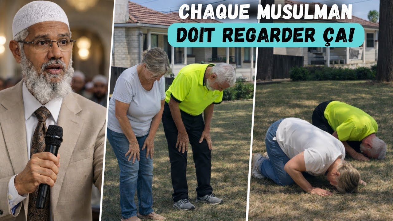 Quand ce couple australien découvre l’islam : Dr Zakir Naik partage un message inspirant qui touche