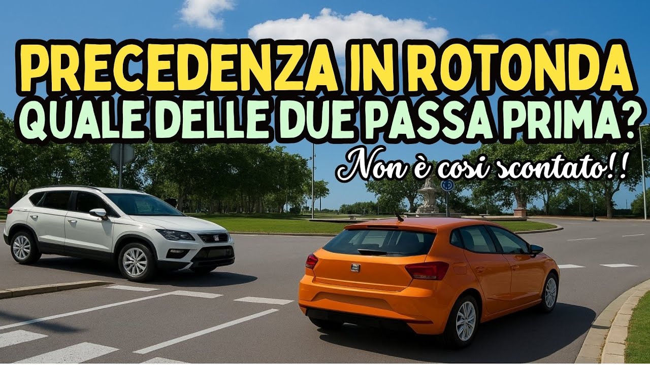ROTATORIA ITALIANA O EUROPEA: SE NON GUARDI I CARTELLI PUOI FINIRE NEI GUAI E PAGARE UNA BELLA MULTA