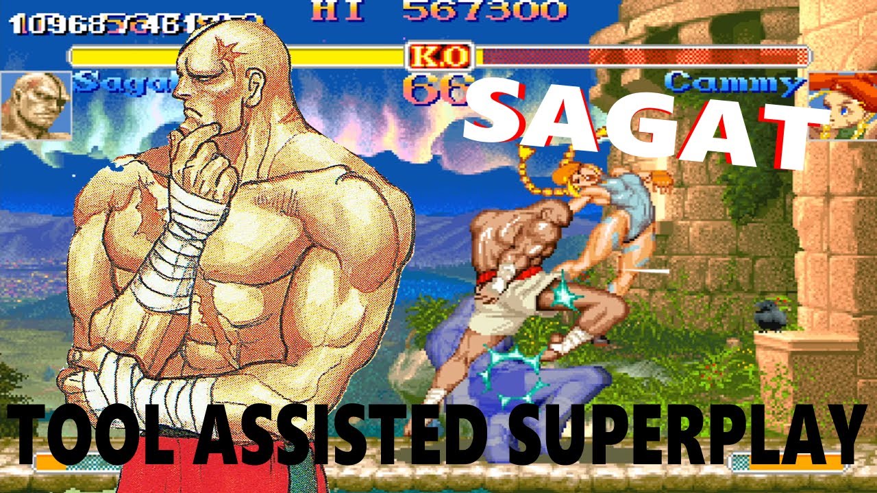 [TAS] - Hyper Street Fighter II: The Anniversary Edition - Sagat