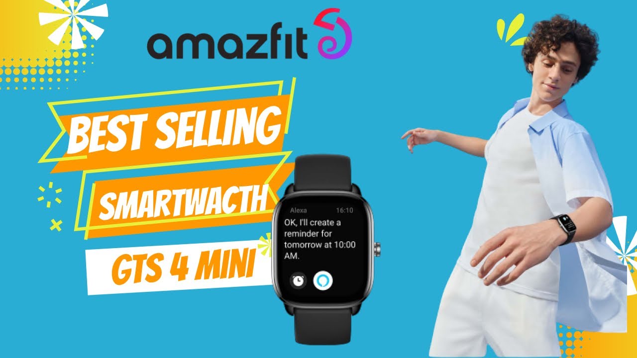 Amazfit GTS 4 Mini Unisex Smartwatch | Unboxing and Review | Amazfit GTS 4 Mini Unisex | waterproof