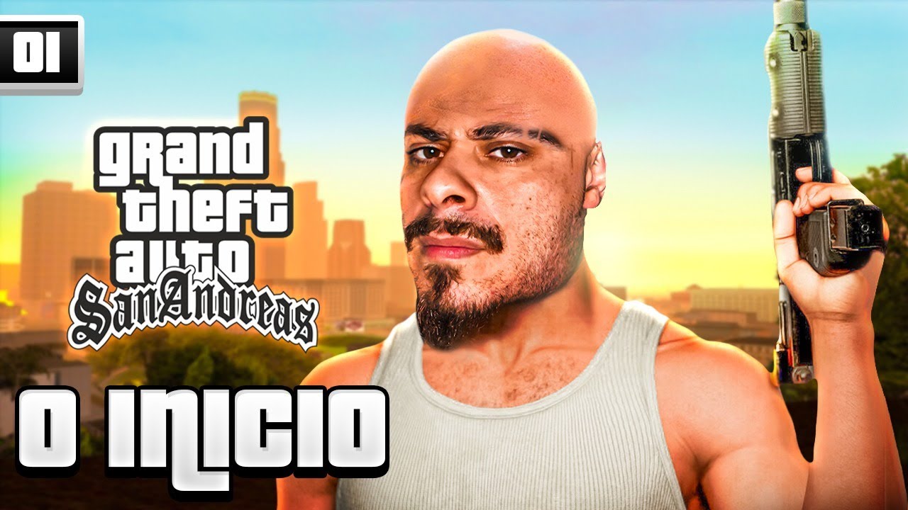 GTA SA #1 - VAMOS COMEÇAR O CLASSICO DO GTA - LEO STRONDA