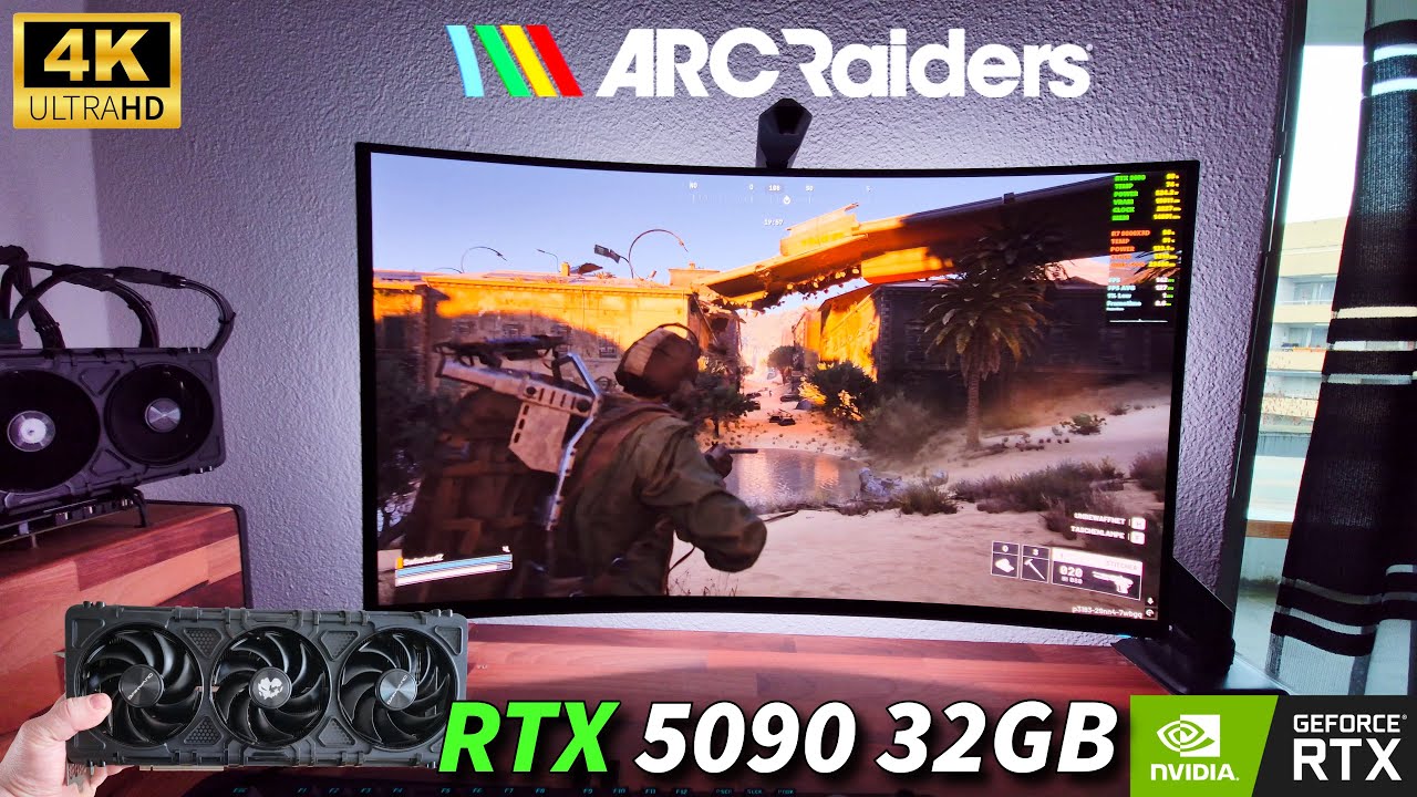 Arc Raiders - RTX 5090 32GB - Ryzen 7 9800X3D | Alienware OLED AW3225QF 32