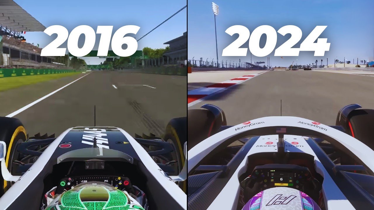 Evolution of Haas in F1 Games (2016-2024)