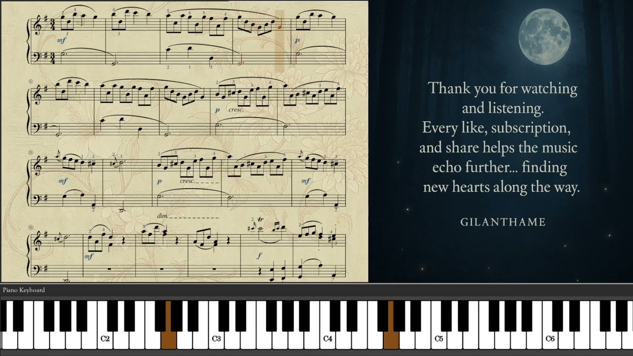 Scarlatti — Sonata in G major, L 79 or K 391 (Minuetto) | Piano Sheet Music Tutorial