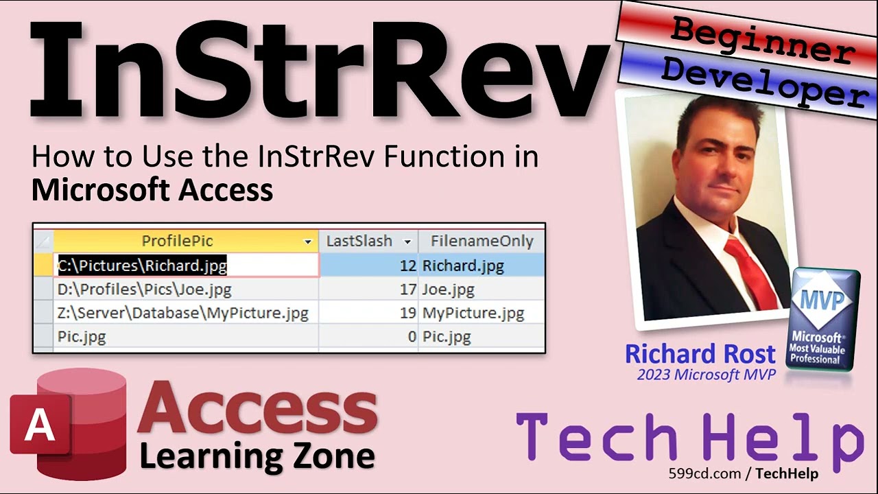 How to Use the InStrRev Function in Microsoft Access