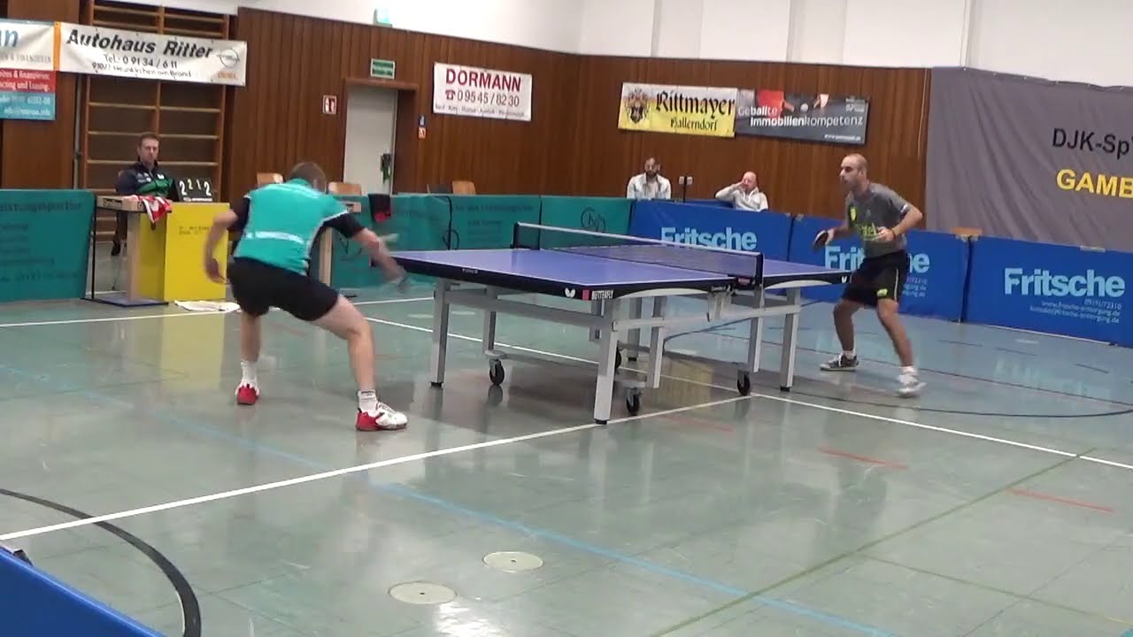 Yiangou Effeltrich vs Krmaschek 2  Defense Sachsenring H E 2  20200926 Table Tennis Regionalliga  St