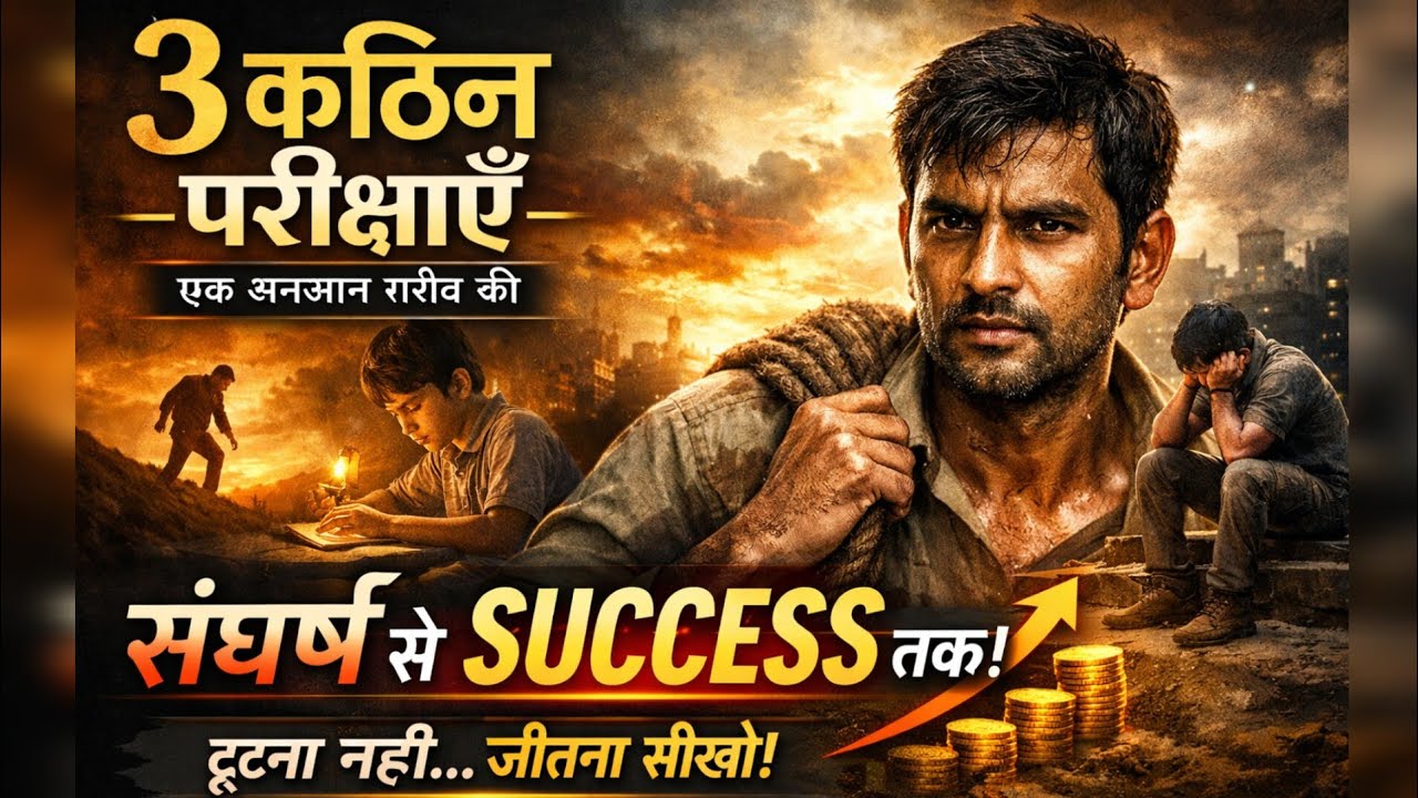 एक गरीब इंसान की सच्ची कहानी | ज़िंदगी की 3 सबसे कठिन परीक्षाएँ | Real Life Motivation 
