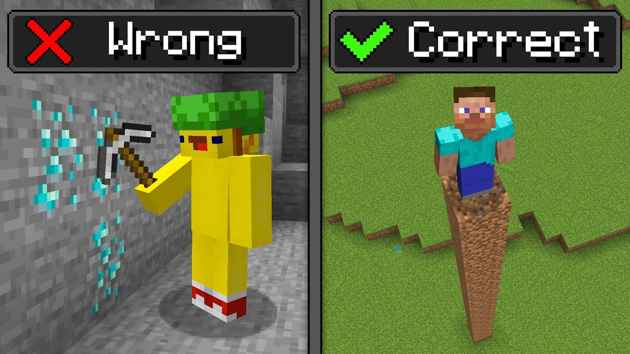 Проходим Minecraft так, как ожидала Mojang..