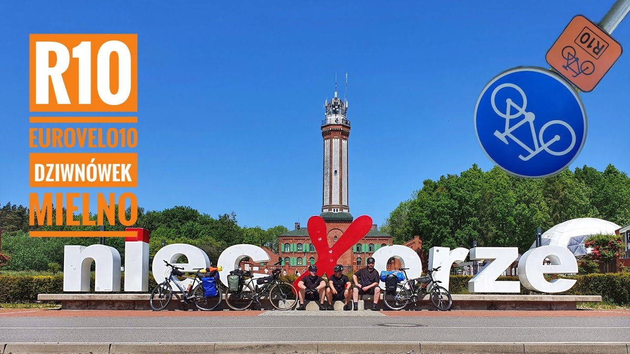 Na szlaku R10 / EuroVelo 10  Trasa: Dziwn&oacute;wek - Mielno. Dzień 2 z 6. Wycieczka rowerowa
