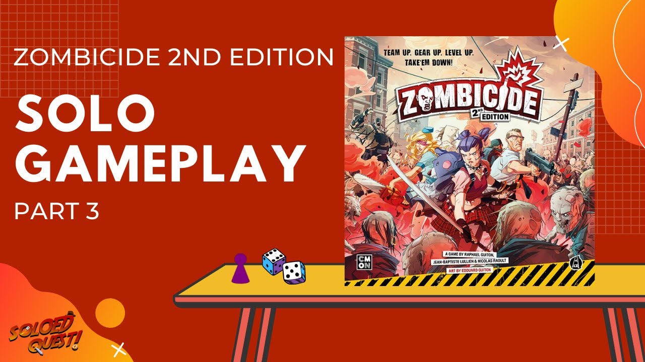 How to Play & Solo Playthrough | Zombicide 2nd Edition | Part 3 of 4