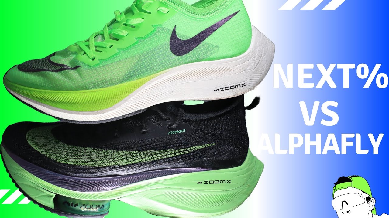 Nike Next% vs Nike Alphafly Next% | Marathon Racing Shoe Battle