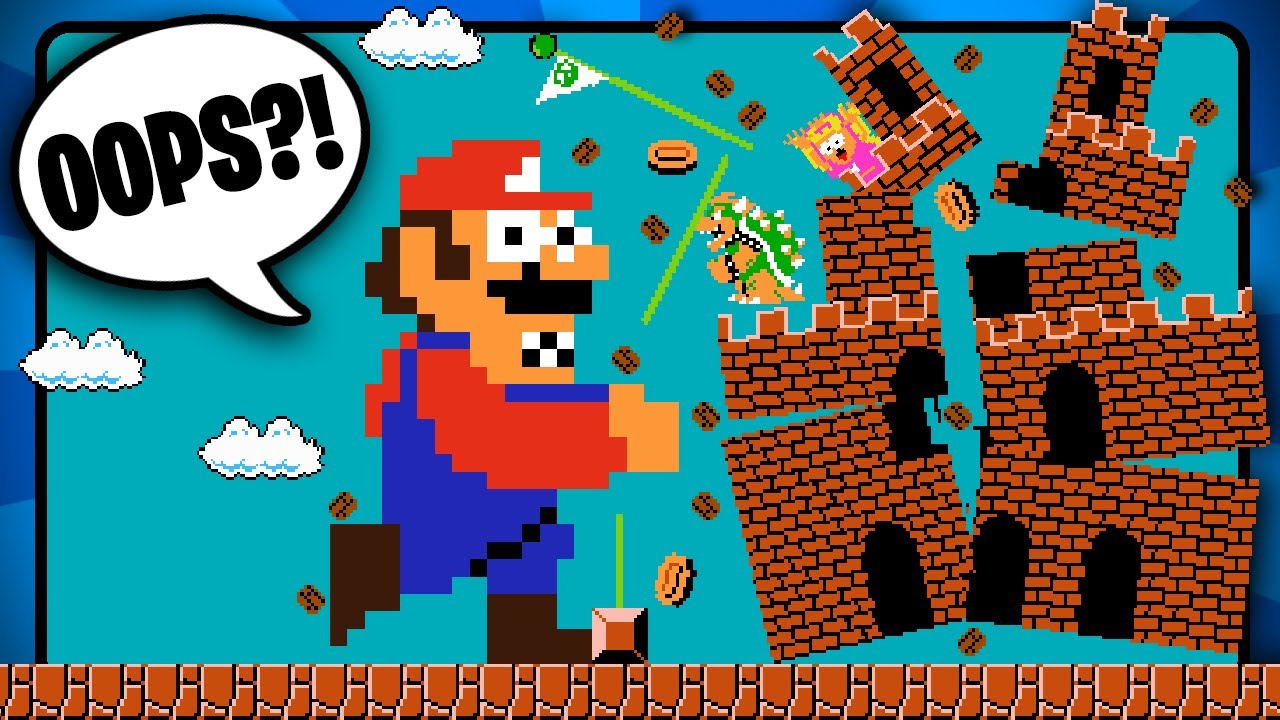 Mario ate too many Mega Mushrooms and then this happened...