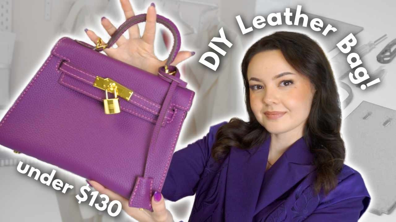 I Made a DIY Kelly Bag for Under $130 – DIY Beginner Leather Kit | Sewing a Bag 💼