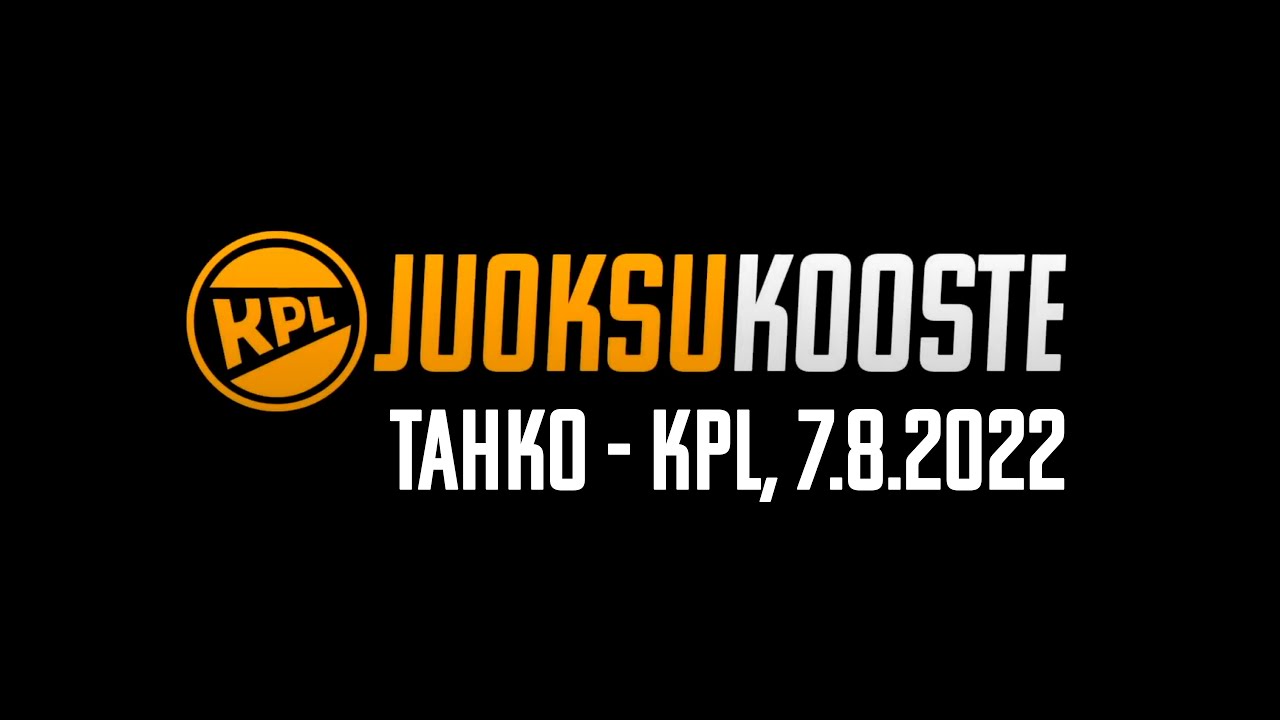 Arsedel tarjoaa: Juoksukooste Tahko - KPL, 7.8.2022