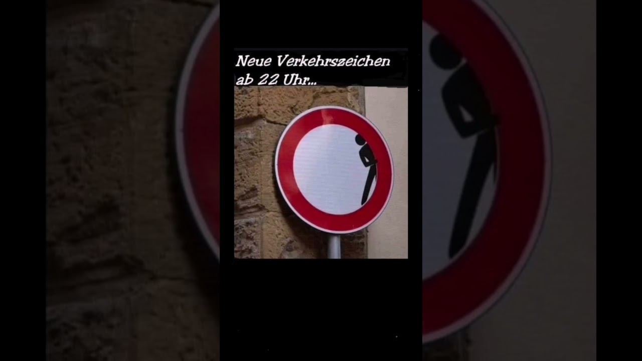 Neues Verkehrszeichen / Corona Style 😁