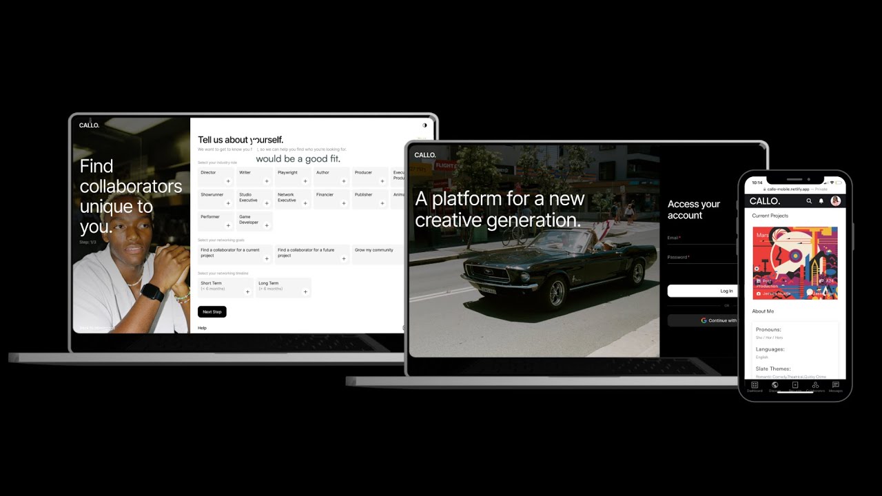 Meet Callo: Platform for creative collaborators in Film, TV, and Audio