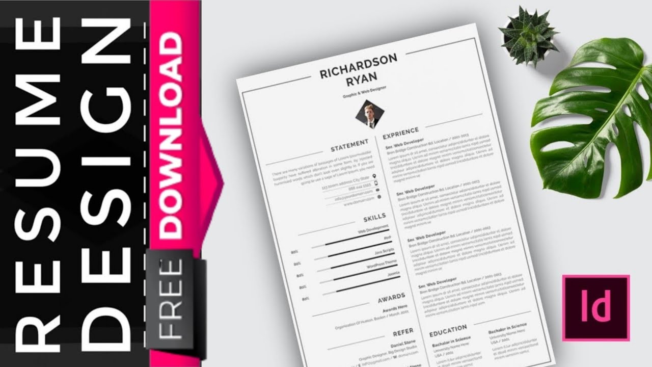 Adobe InDesign : How to Create a CV/RESUME template in InDesign | ATS Friendly