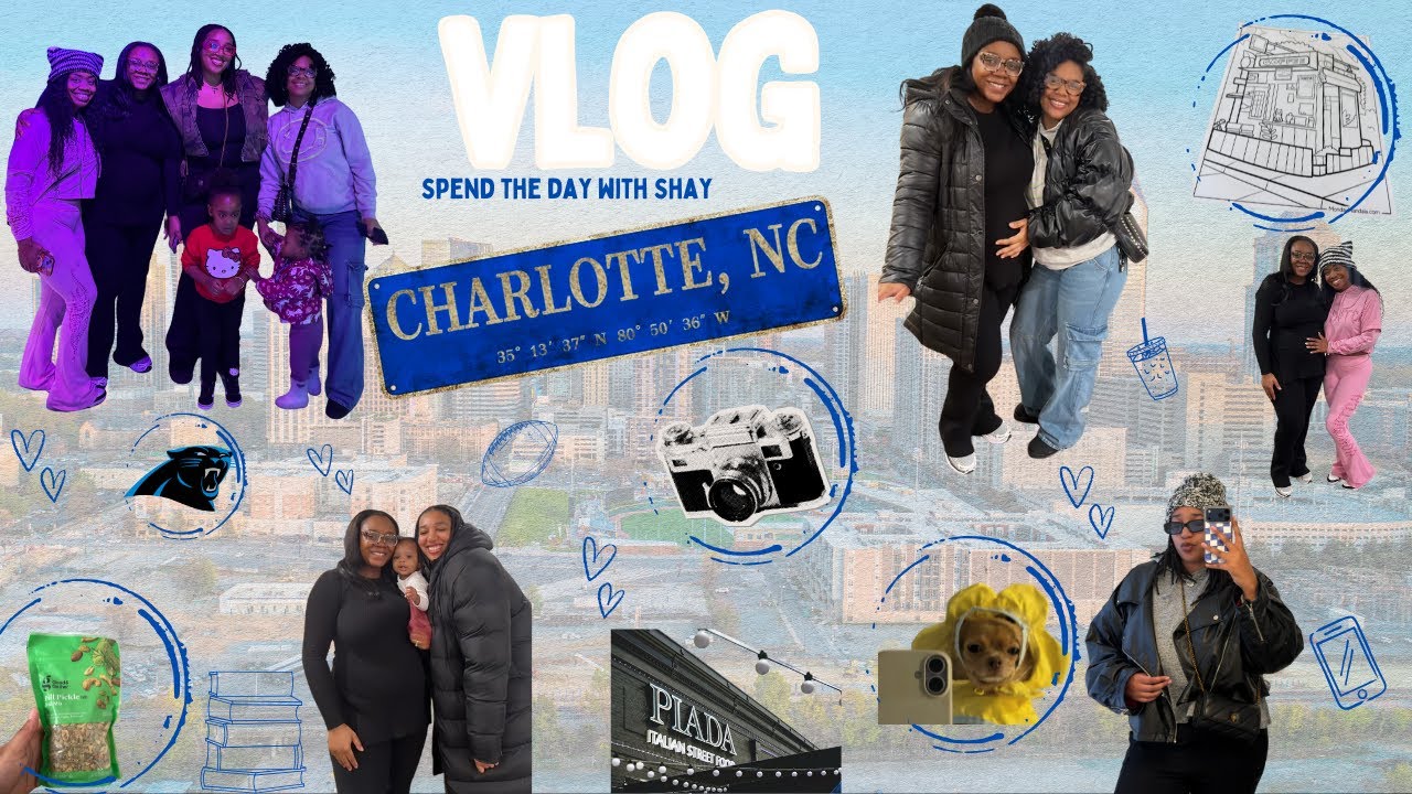 Vlog | Road trip to Charlotte | Spending time with my sisters