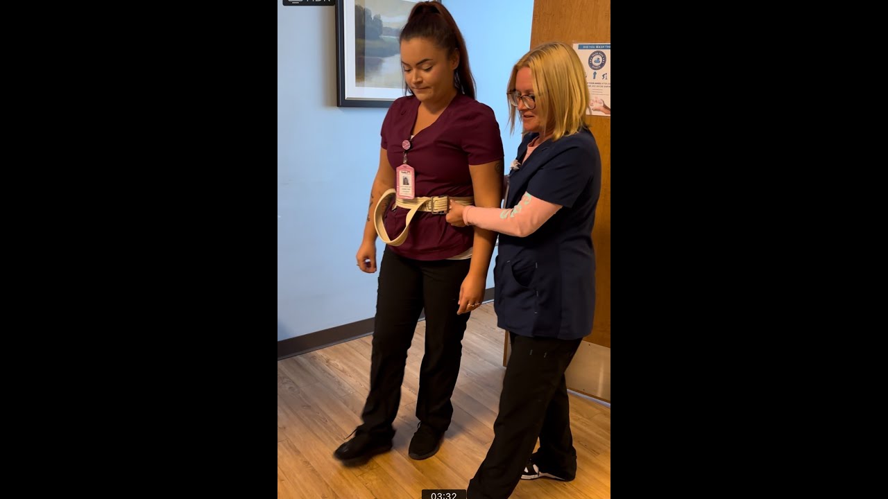 CNA Skill Credentia: Assist To Ambulate Using Transfer Belt