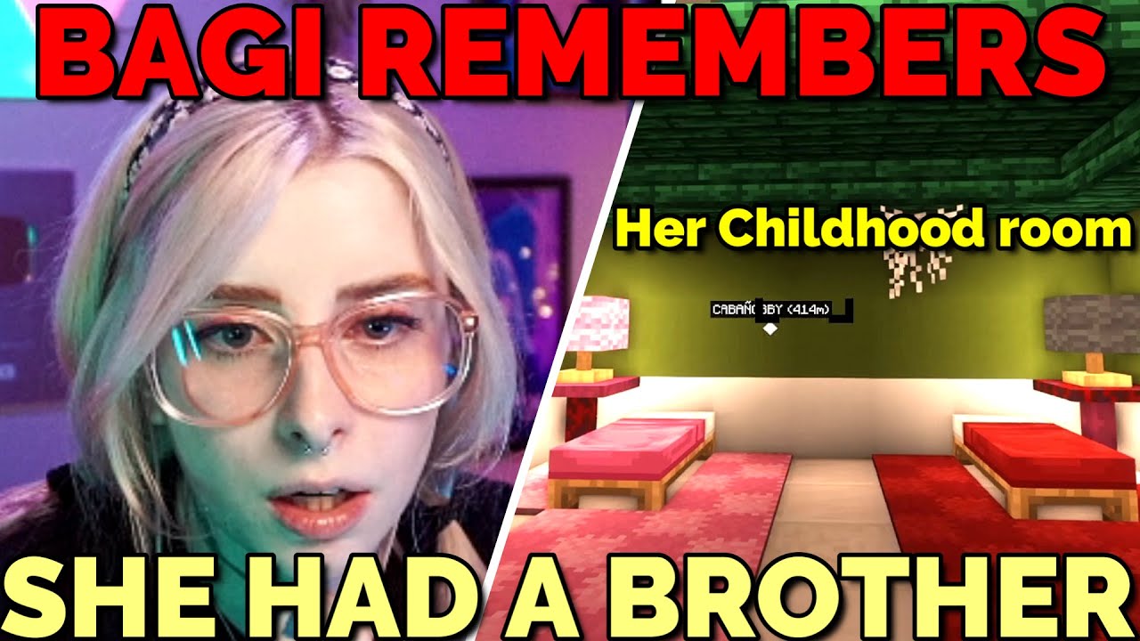 Bagi Remembers HER ChildHood On the Island on QSMP Minecraft