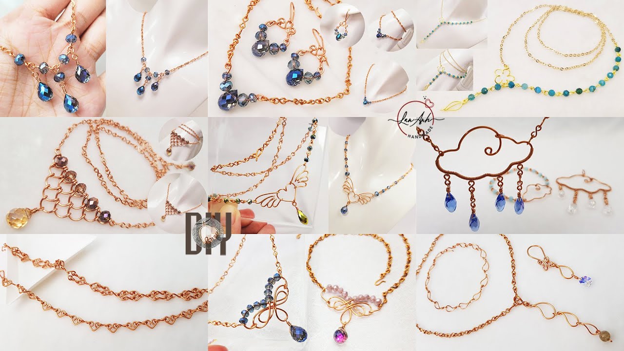 Making simple necklace with beads for beginners | 9 very easy tutorial