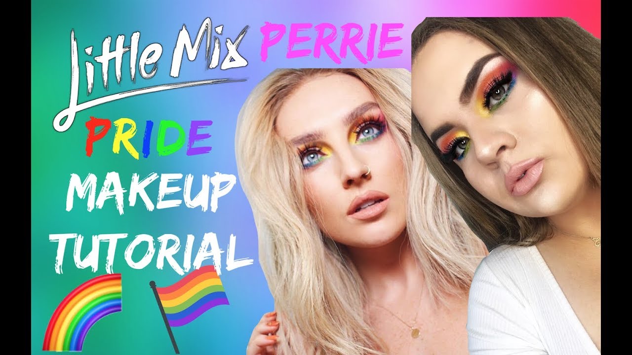 Perrie Edwards Pride Makeup Tutorial - ELISE WHEELER