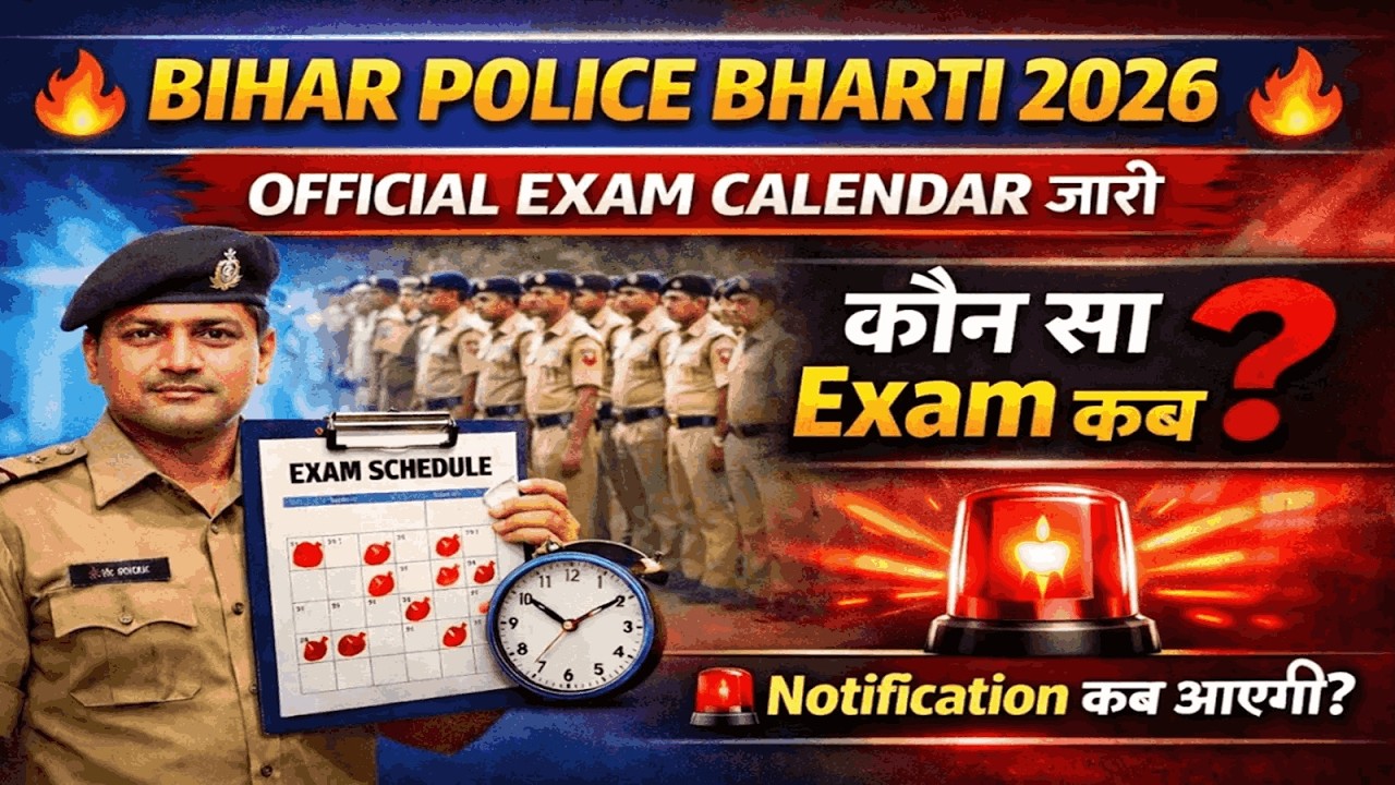 ✅ Bihar Police Bharti 2026 BIG UPDATE | Exam Calendar OUT | कौन सा Exam कब होगा? #biharpolice #bihar