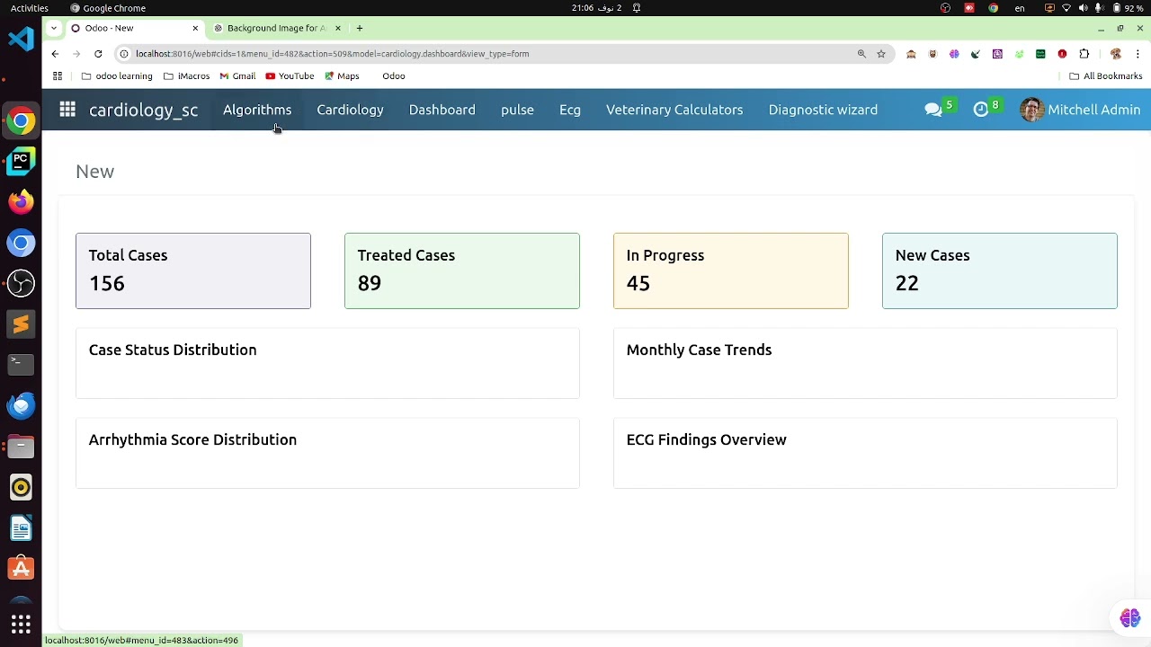 ai dose calcolation in cardiology odoo module
