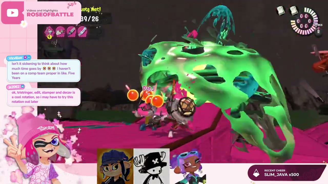 Marooner's Bay EVP 999: Stamper, Decav, Stringer, Heavy Edit (Part 1) | Splatoon 3 VOD: 1-5-2026