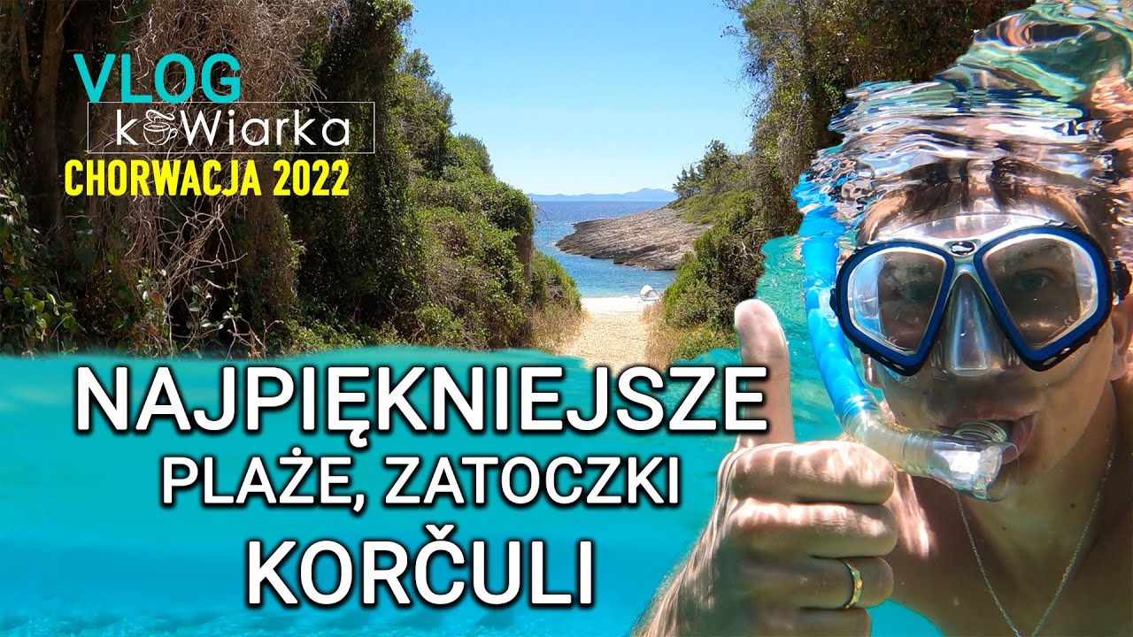 Piękne plaże i zatoczki na wyspie Korčula, #chorwacja2022 #vlog