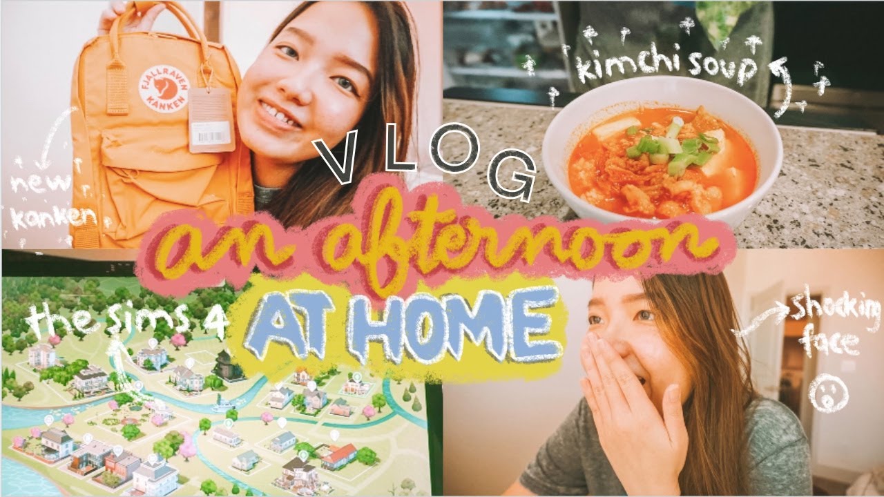 [VLOG] 🌤một buổi chiều ở nhà làm đủ thứ 😂 (chơi sims 4, nấu canh kim chi, học thạc sĩ?, ...)