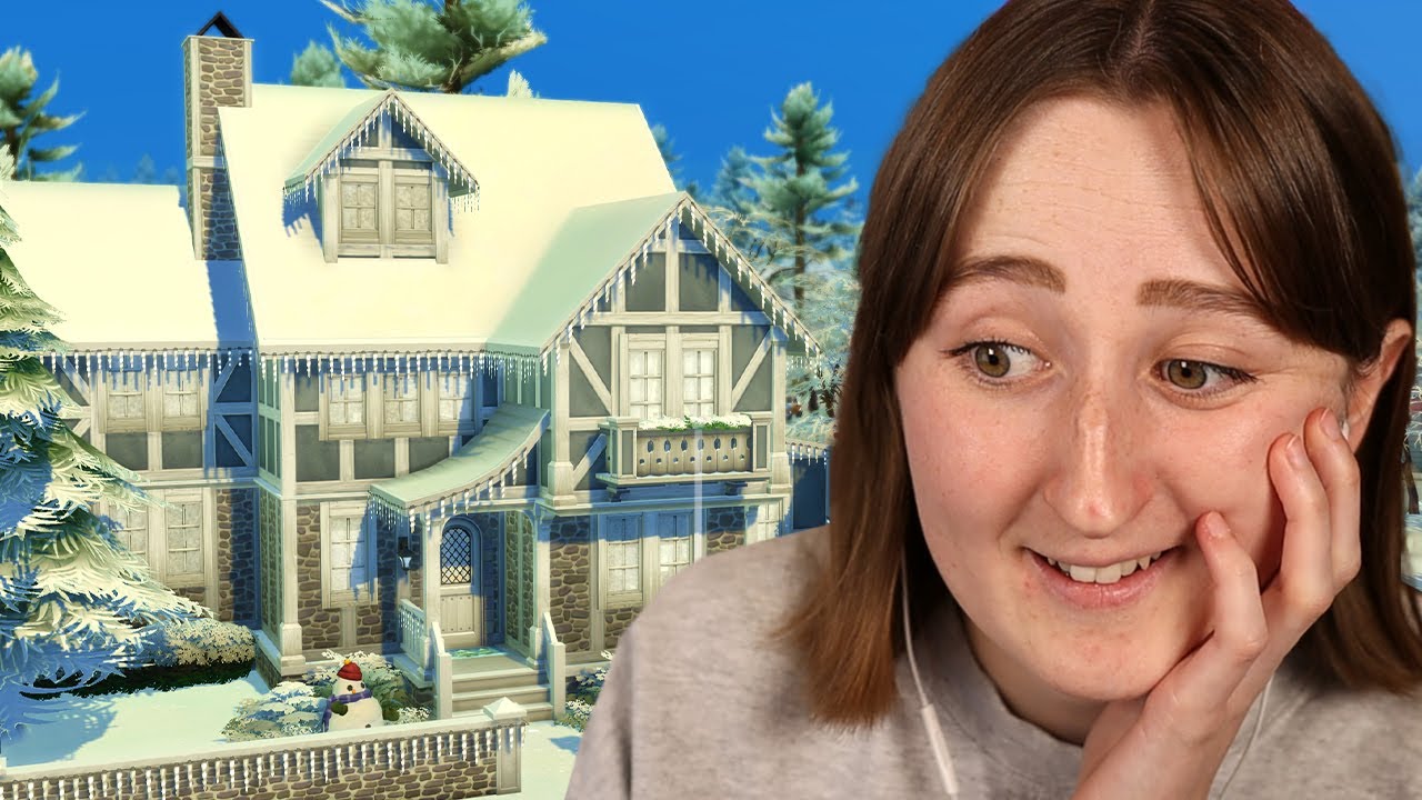 building a snowy winter house in the sims! (Streamed 12/11/24)
