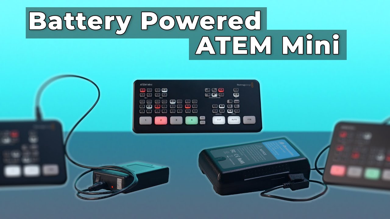 Battery powered Blackmagic ATEM Mini