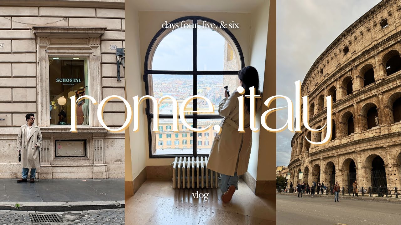 rome, italy during the jubilee 🛵 | celebrity sighting, trevi fountain, colosseum