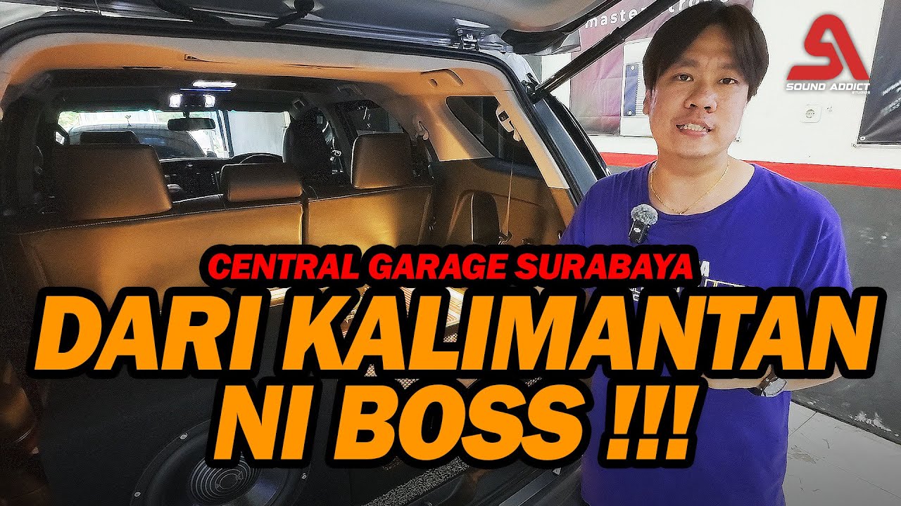 Audio Mobil Fortuner dari KALIMANTAN pasang di CONCERTO CENTRAL GARAGE