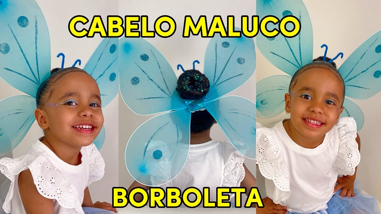 CABELO MALUCO BORBOLETA 🦋 